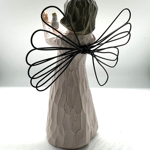 Angel Holding a Candle Figurine New - Picture 3 of 4